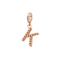 Charm Rosato Dame Storie in Silber RZ089